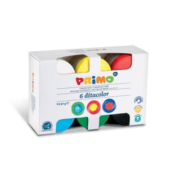 BARATTOLI TEMPERA DITA 6 PZ