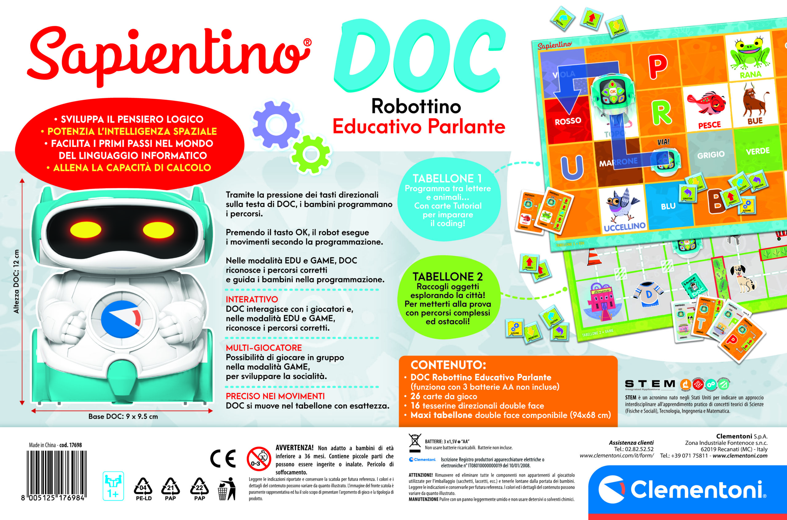 SuperDOC Robottino Educativo Parlante