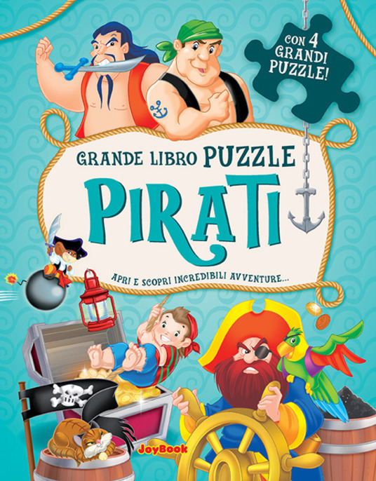 Libro puzzle pirati