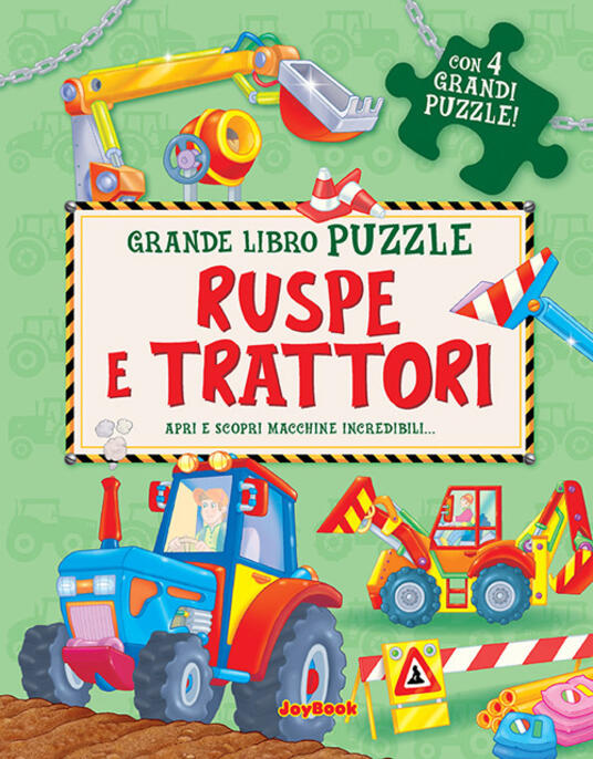 Libro puzzle ruspe e trattori