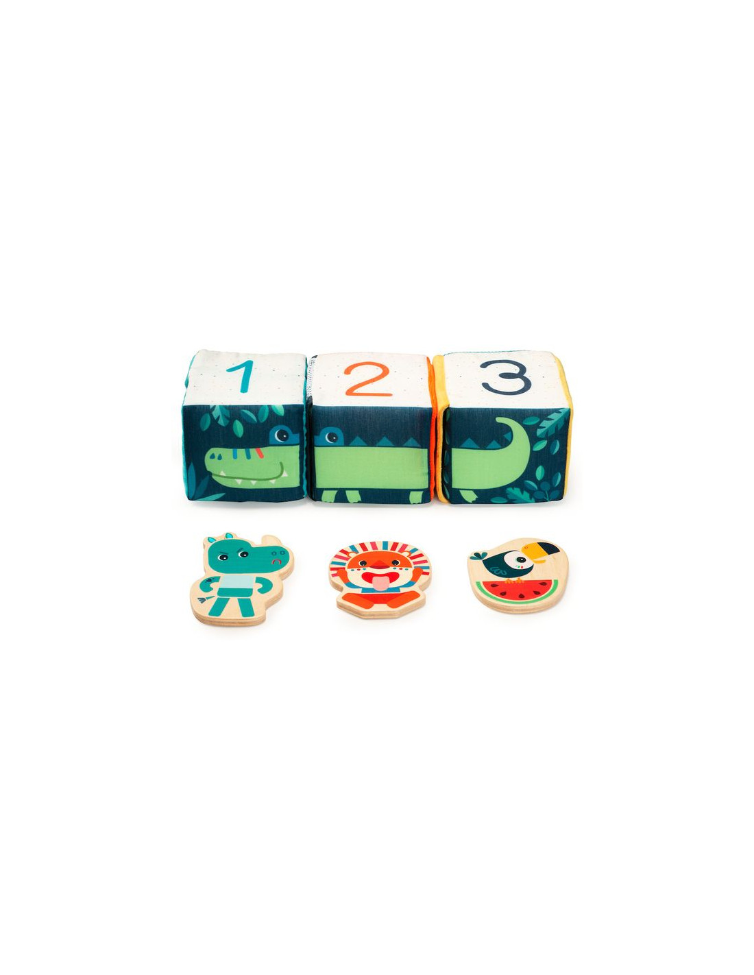 Gioco del cubo giungla "Nascondino" - Lilliputiens