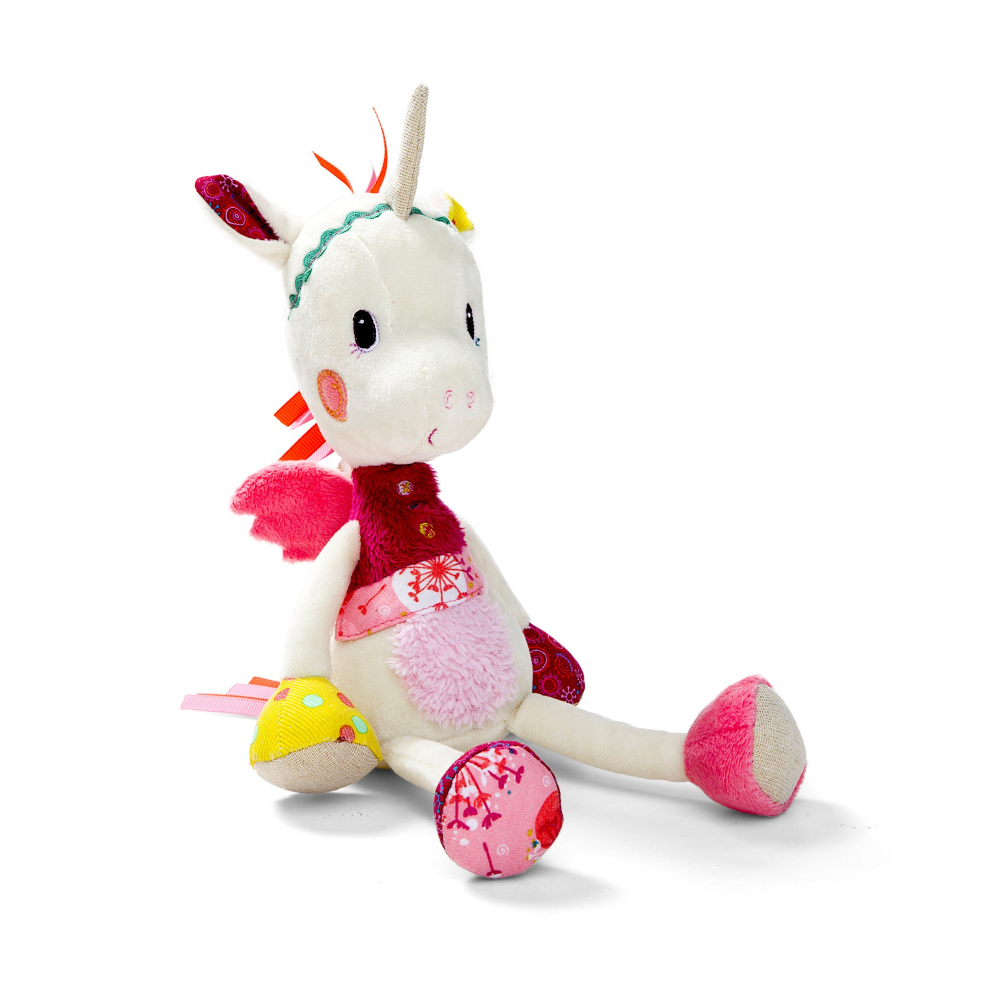 Lilliputiens Unicorno Louise Morbido Peluche Coccolone, In Contenitore Elegante