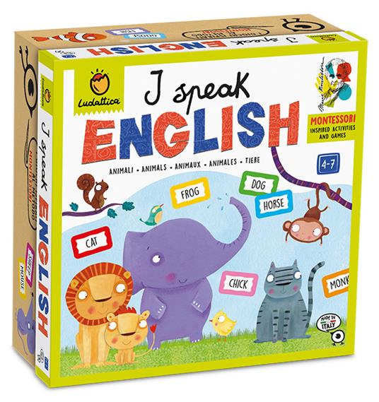 LUDATTICA GIOCHI MONTESSORI- I speak english