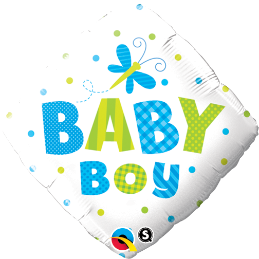 Metal Balloon BABY - ROSA