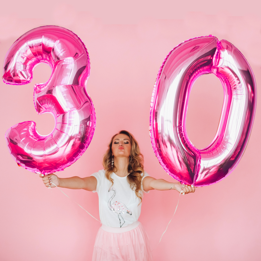 Metal balloon numeri