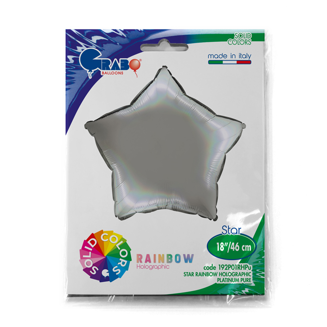 PALLONE MATTE SOLID COLOR STAR 46 CM
