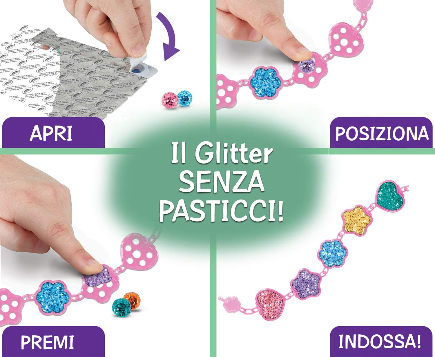 GLITTER DOTS-SET GIOIELLI CRAYOLA