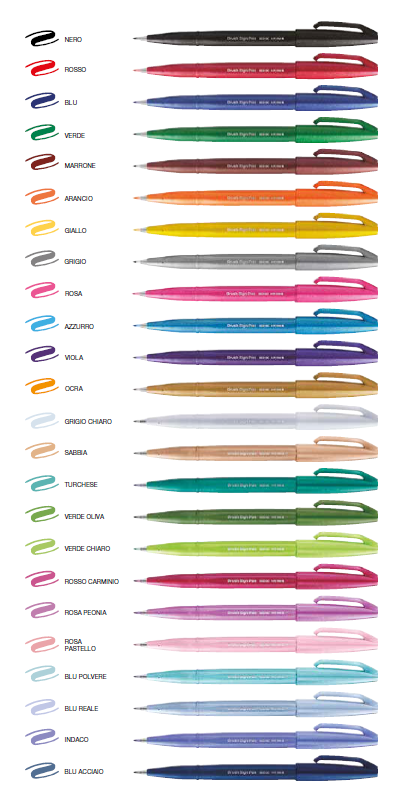 BRUSH PEN THE SIGN TOUCH LETTERING - ARANCIO
