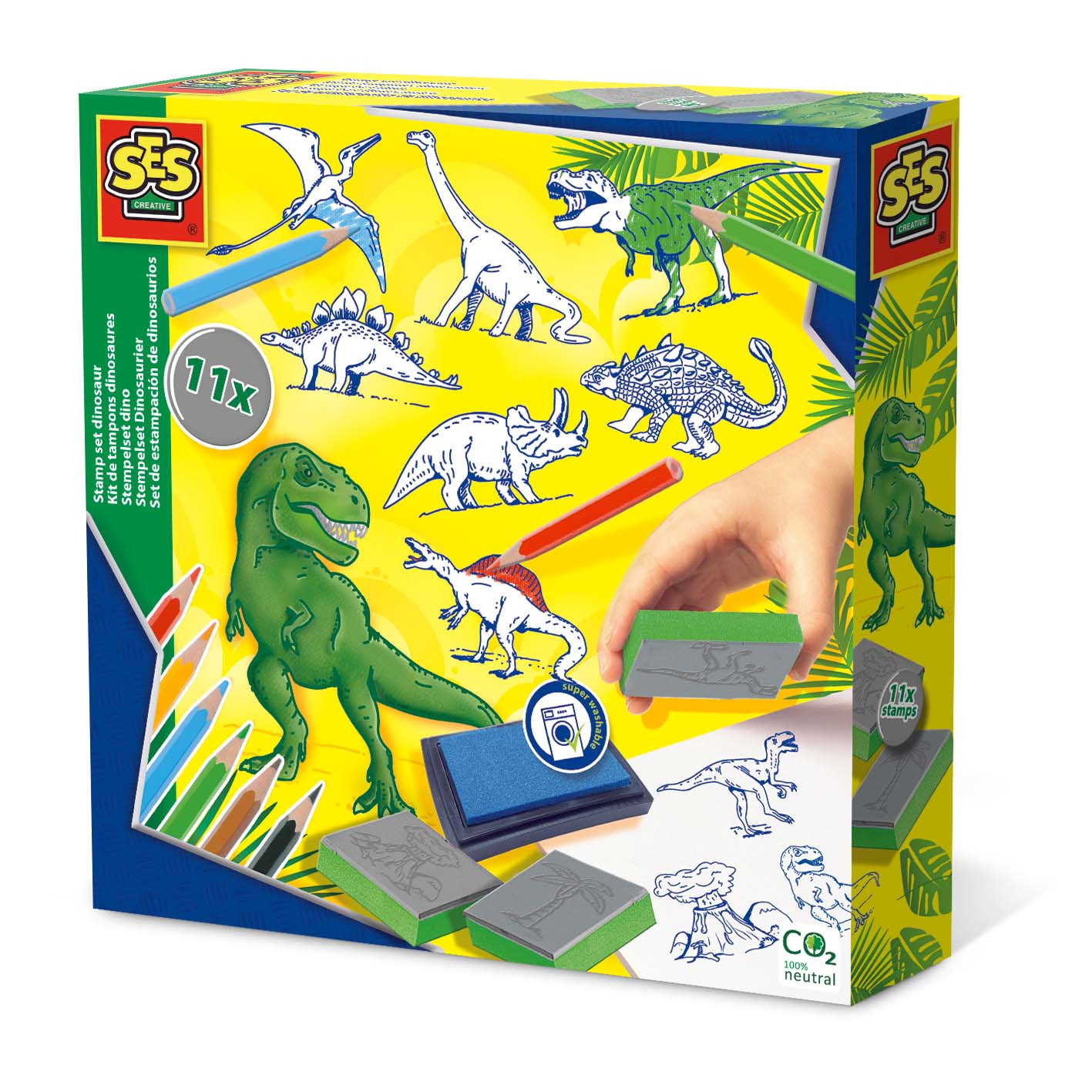 STAMP SET DINOSAUR