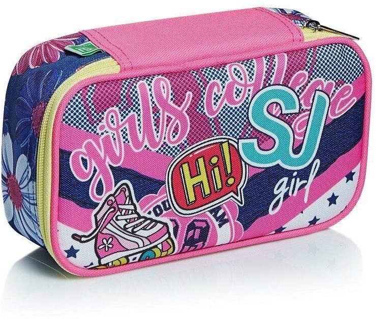 ZAINO + ASTUCCIO SJ GANG PINKY COLLEGE SCHOOLPACK