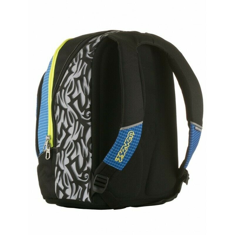 ZAINO SEVEN NEW ADVANCED TRIBAL BOY FANTASIA BLU TOPPA RICAMATA SCUOLA